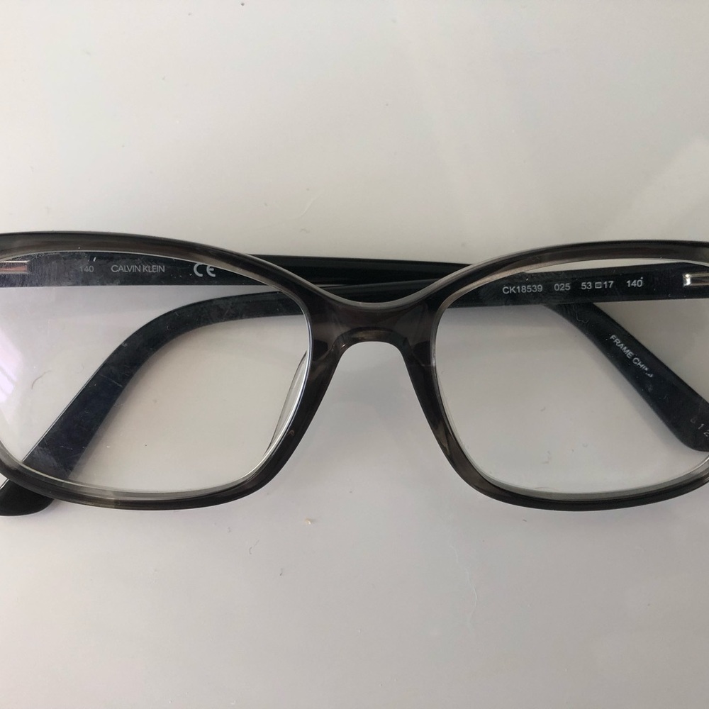 Calvin Klein Dark Gray Eyeglasses